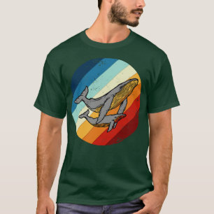 Camiseta Retro Sea Animals Orca