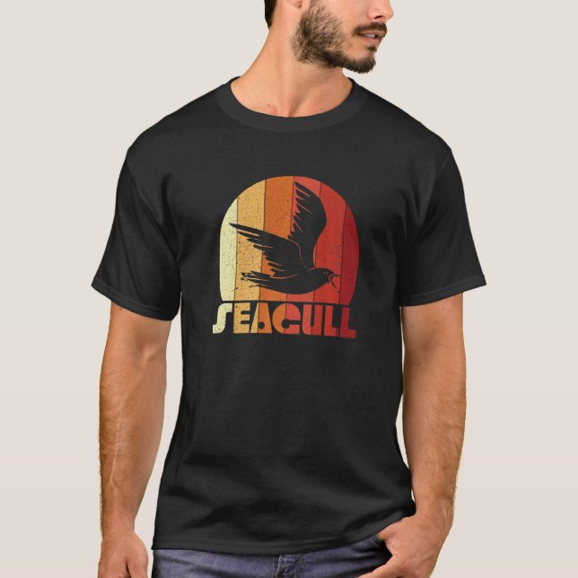 Camiseta Retro Seagull Premium (Anverso)