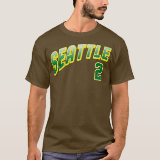 Camiseta Retro Seattle Número 2 1