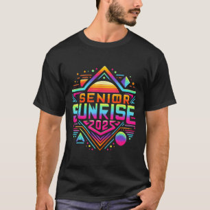 Camiseta Retro Senior Amanecer 2025 Escuela Secundaria 12 D