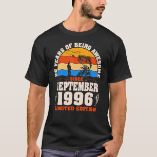 Camiseta Retro Septiembre 1996 Pesca de 26 años 26ª Bir