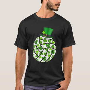 Camiseta Retro Shamrock Irish Sport Volleyball Lover St.Pat