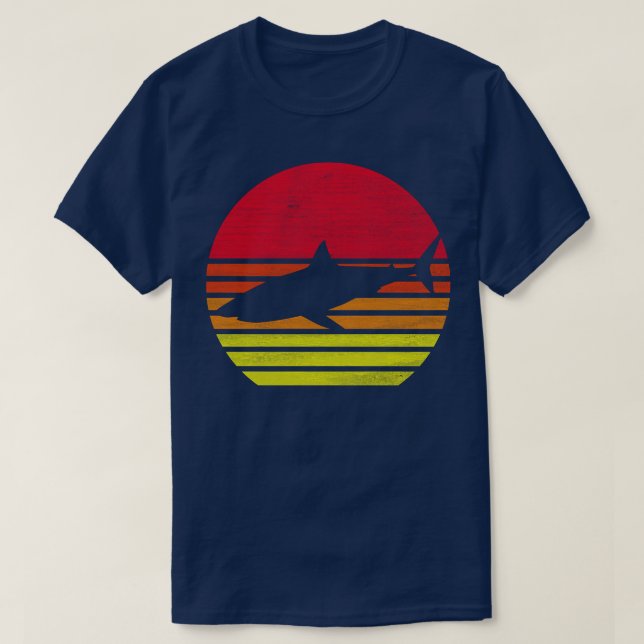 Camiseta Retro Shark Pullover (Diseño del anverso)