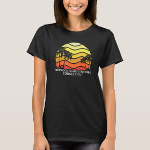 Camiseta Retro Sherwood Island State Park Surf Beach Vintag