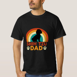 Camiseta Retro Shih Tzu Dad