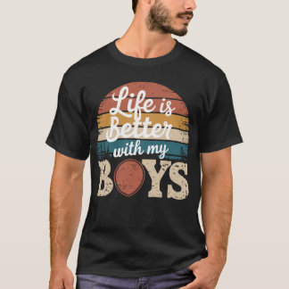 Camiseta Retro Shirt: Mit meinen Jungs