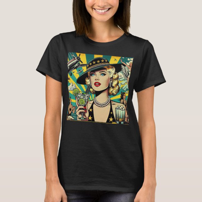 Camiseta Retro Show Girl  (Anverso)