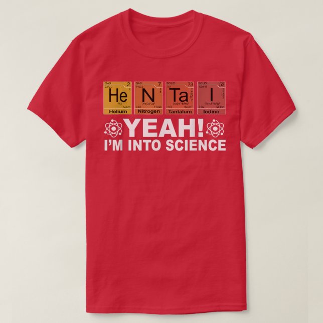 Camiseta Retro Sí Estoy en la tabla periódica de la ciencia (Diseño del anverso)