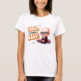 Camiseta Retro Sí, estoy teniendo un bebé