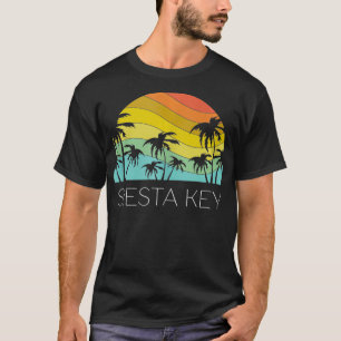 Camiseta Retro Siesta Key Florida Beach Vacation Souvenir S