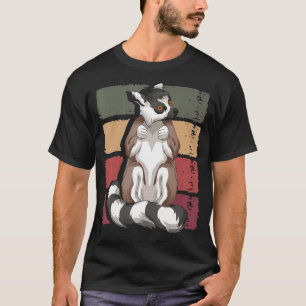 Camiseta Retro Sifakas Varizoo Animal Cute Lemur
