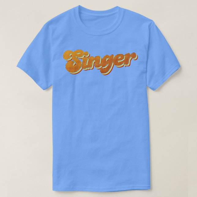 Camiseta Retro Singer (Diseño del anverso)