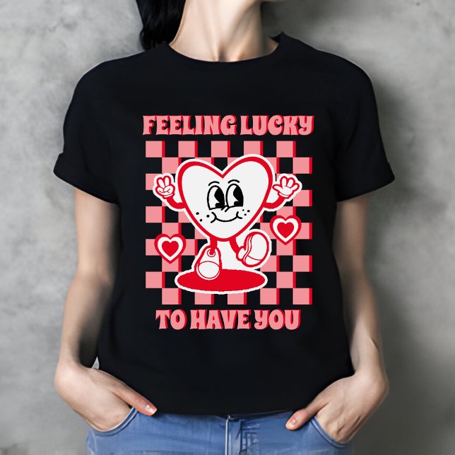 Camiseta Retro sintiendo la suerte de la El día de San Vale (Subido por el creador)
