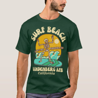 Camiseta Retro Sixties Surf Beach Vandenberg AFB California