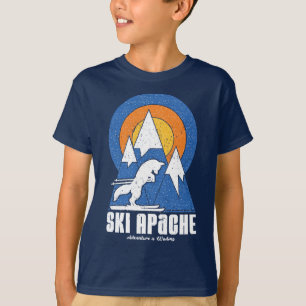 Camiseta Retro Ski Apache White Fox T-Shirt