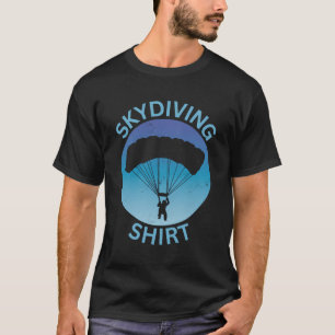 Camiseta Retro Skydiver Skydiving Parachuing Extreme Sport