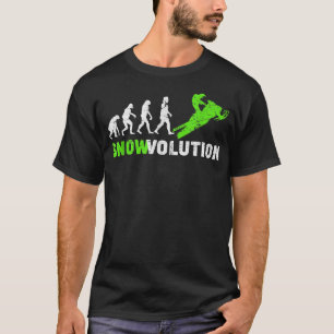 Camiseta Retro Sledge Snowmobile Evolution Etrem Winter Spo