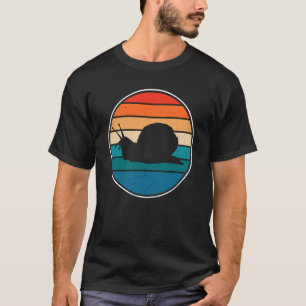 Camiseta Retro Snail Vintage Style Cute Snail