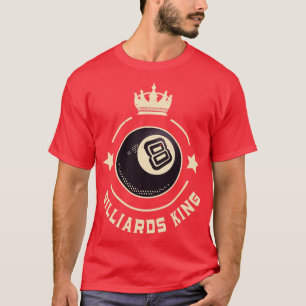 Camiseta Retro Snooker de Billiards King 8Ball