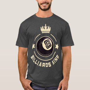 Camiseta Retro Snooker de Billiards King 8Ball