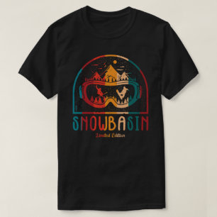 Camiseta Retro Snowbasin Ski Adventure T-Shirt