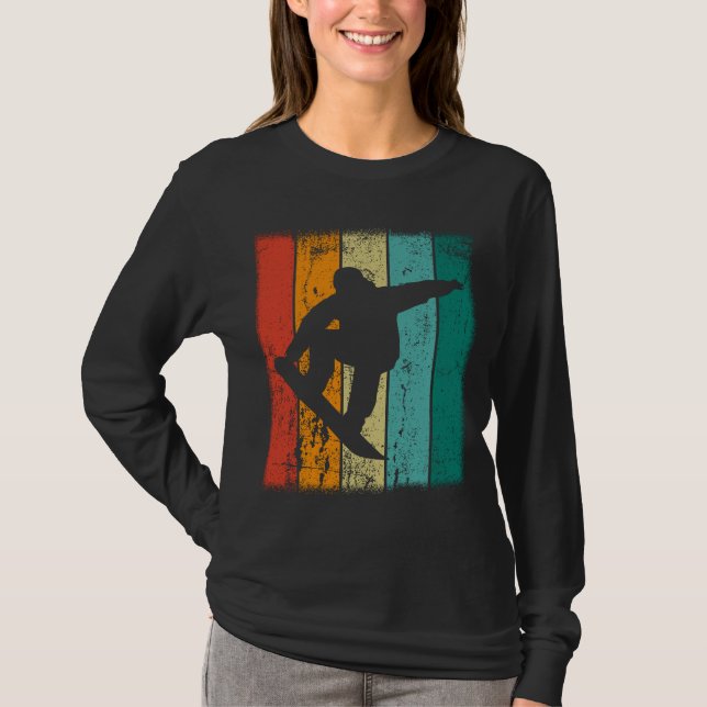 Camiseta Retro Snowboard (Anverso)