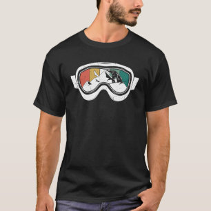 Camiseta Retro Snowboard Goggles Ski Goggles Snowboard Snow