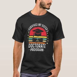 Camiseta Retro sobreviví al programa de doctorado de mi her