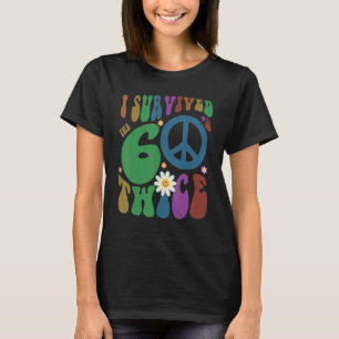 Camiseta Retro SOBREVIVIÓ A LOS SESENTA DOS VECES 70 AÑOS