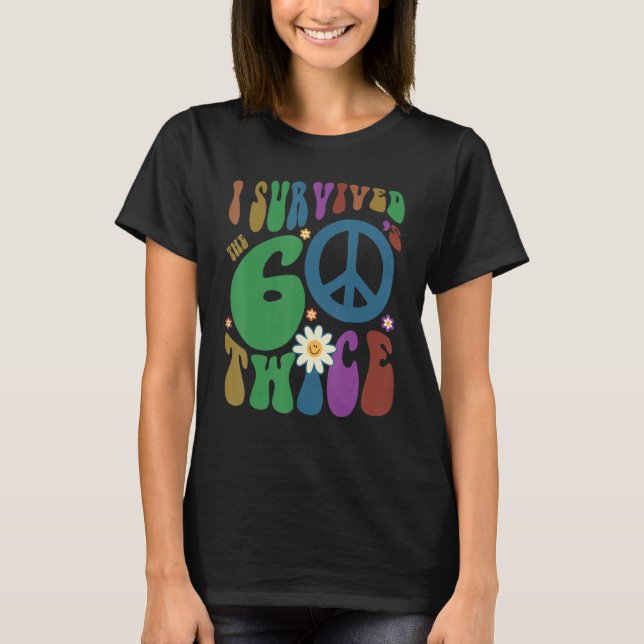 Camiseta Retro SOBREVIVIÓ A LOS SESENTA DOS VECES 70 AÑOS (Anverso)