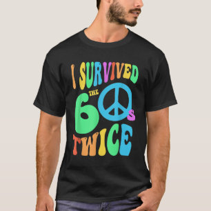 Camiseta Retro SOBREVIVIÓ A Mis SESENTA DOS VECES 70º cumpl