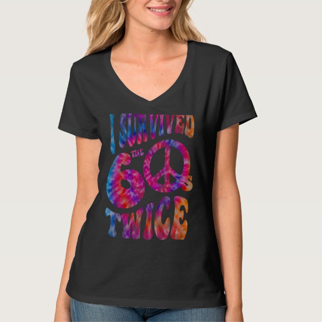 Camiseta Retro SOBREVIVIÓ A Mis SESENTA DOS VECES 70º cumpl (Anverso)