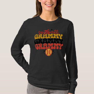 Camiseta Retro Softball Grammy Softball Mom Grammy Mothers