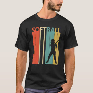 Camiseta Retro Softball Player de los años 1980