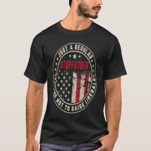 Camiseta Retro Solamente Un Padrastro Regular Eleva A Los L
