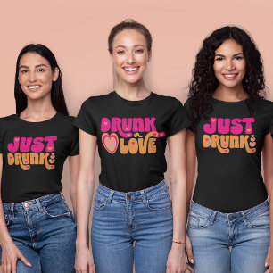 Camiseta Retro Solo Borracha   Borracha de Amor Despedida d