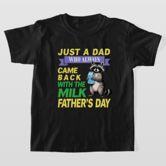 Camiseta Retro Sólo Papá Que Siempre Regresó Con La Leche