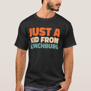 Camiseta Retro Solo Un Niño De Virginia Lynchburg American