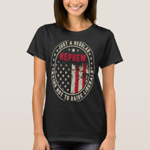 Camiseta Retro Sólo un sobrino común levanta a los liberale