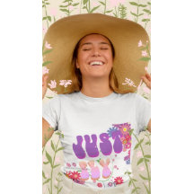 Retro Sólo Volar Groovy Vintage Floral Colorida