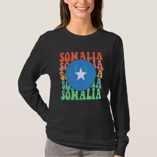 Camiseta Retro Somalia Bandera somalí hombres mujeres niños