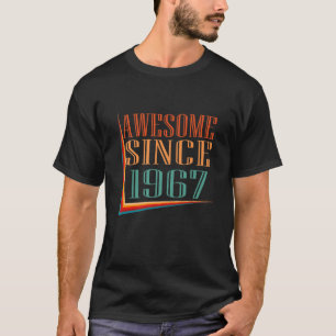 Camiseta Retro Sorprendente Desde 1967 55º Cumpleaños