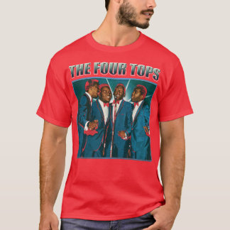 Camiseta Retro Soul Moda Las Cuatro Bandas Motown Tejido Má