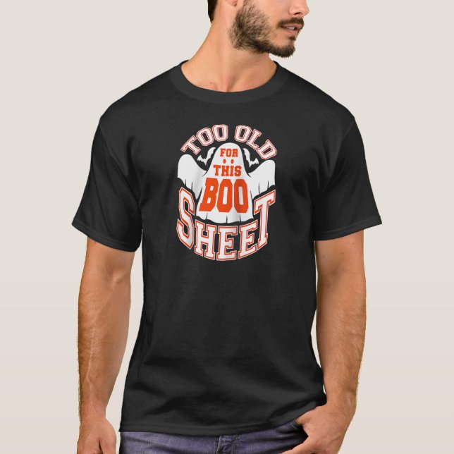 Camiseta Retro Soy Demasiado Viejo Para Este Fantasma Graci (Anverso)