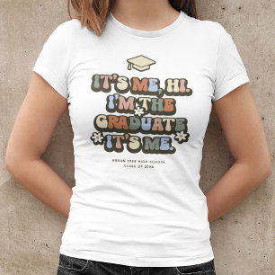 Camiseta Retro soy el graduado, soy yo la graduación