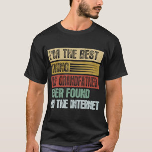 Camiseta Retro Soy Lo Mejor Que Mi Abuelo Encontró