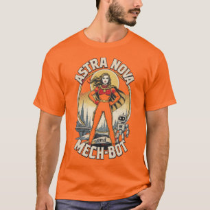 Camiseta Retro Space Hero – Cómic de Ciencia Ficci
