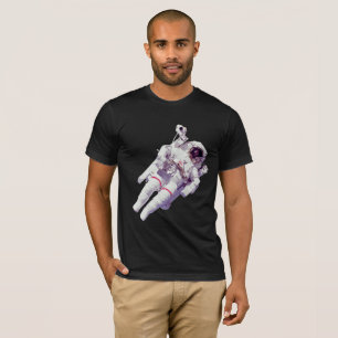 Camiseta Retro Spacewalker: Astronauta flotando
