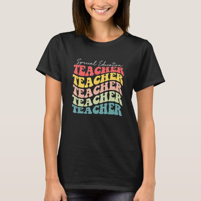 Camiseta Retro Special Education Teacher Appreciation Back  (Anverso)