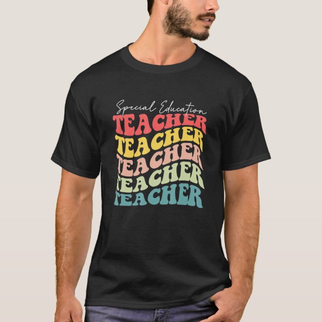Camiseta Retro Special Education Teacher Appreciation Back  (Anverso)